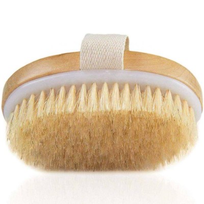 Natural Bristle Hair Shower Bath Brush