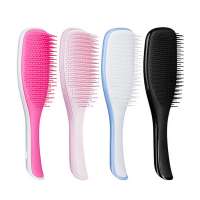 Wholesale Custom Logo Fancy Plastic Massage Paddle Detangling Hair Brush